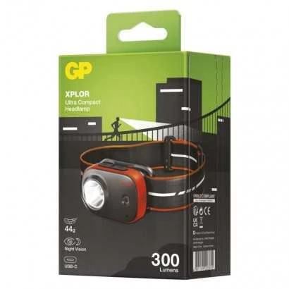 GP Xplor Ultra Compact headlamp PHR16 žibintas ant galvos