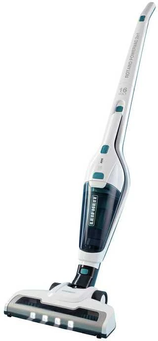 Dulkių siurblys Leifheit Rotaro PowerVac 2in1 2-in-1 stick vacuum Baterija Dry EPA Bagless Juodas, Mėlyna, Baltas