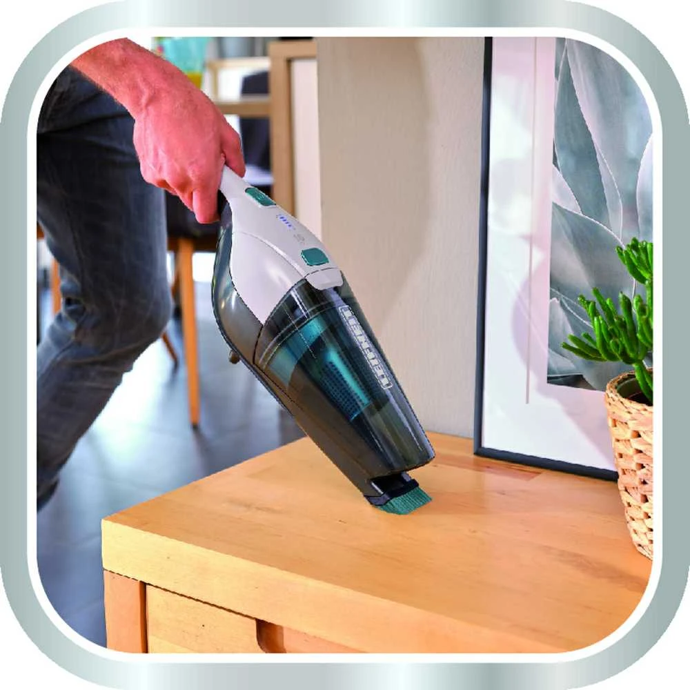 Dulkių siurblys Leifheit Rotaro PowerVac 2in1 2-in-1 stick vacuum Baterija Dry EPA Bagless Juodas, Mėlyna, Baltas