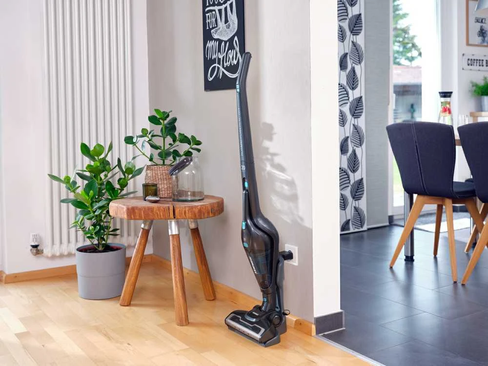 Dulkių siurblys Leifheit Rotaro PowerVac 2in1 20V Bagless Juodas, Mėlyna