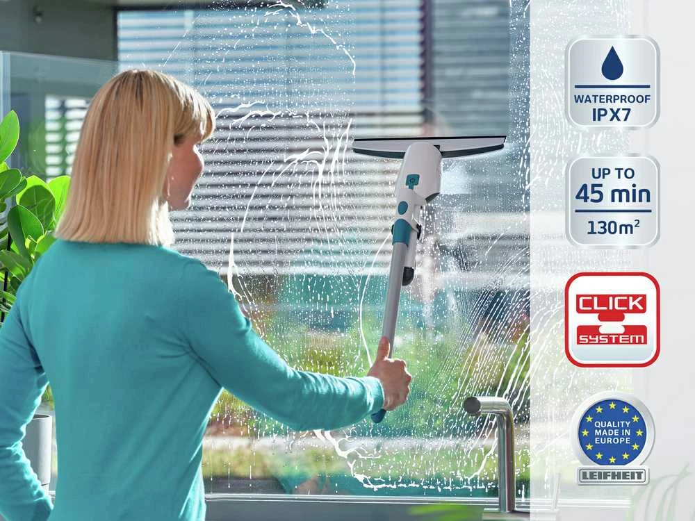 Leifheit Nemo 51042 langų valytuvas su Click sistemos adapteriu
