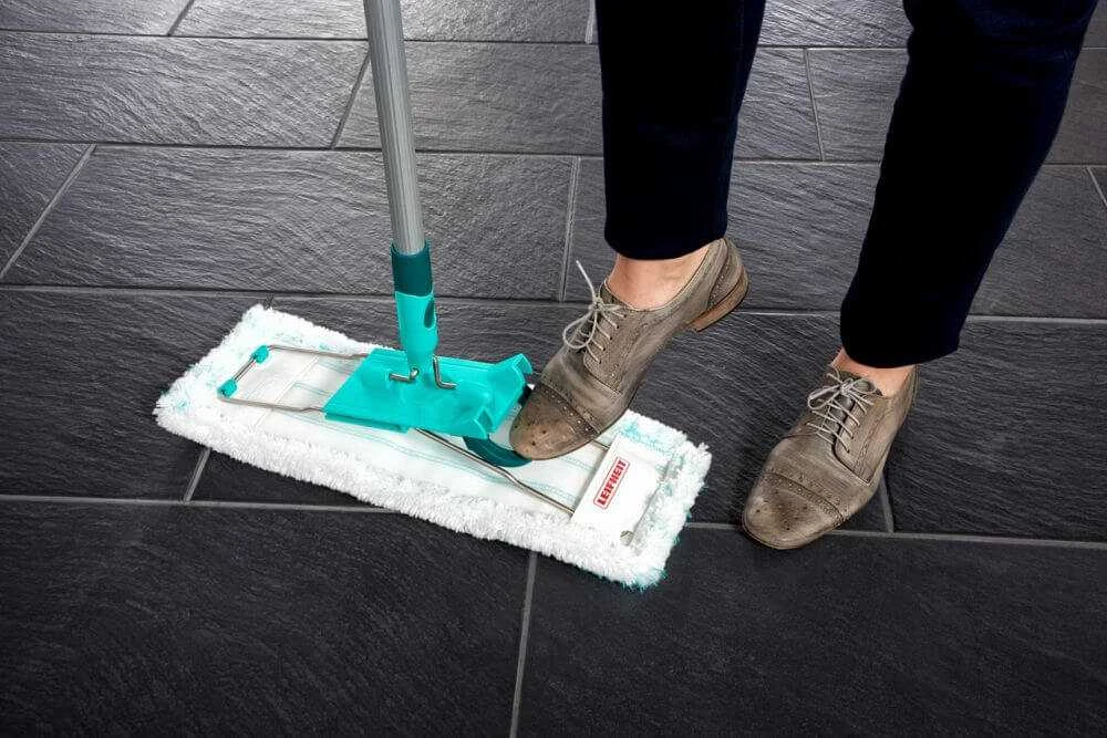 Leifheit Profi Cotton Plus mop Fiber Pilkas, Turquoise, Baltas