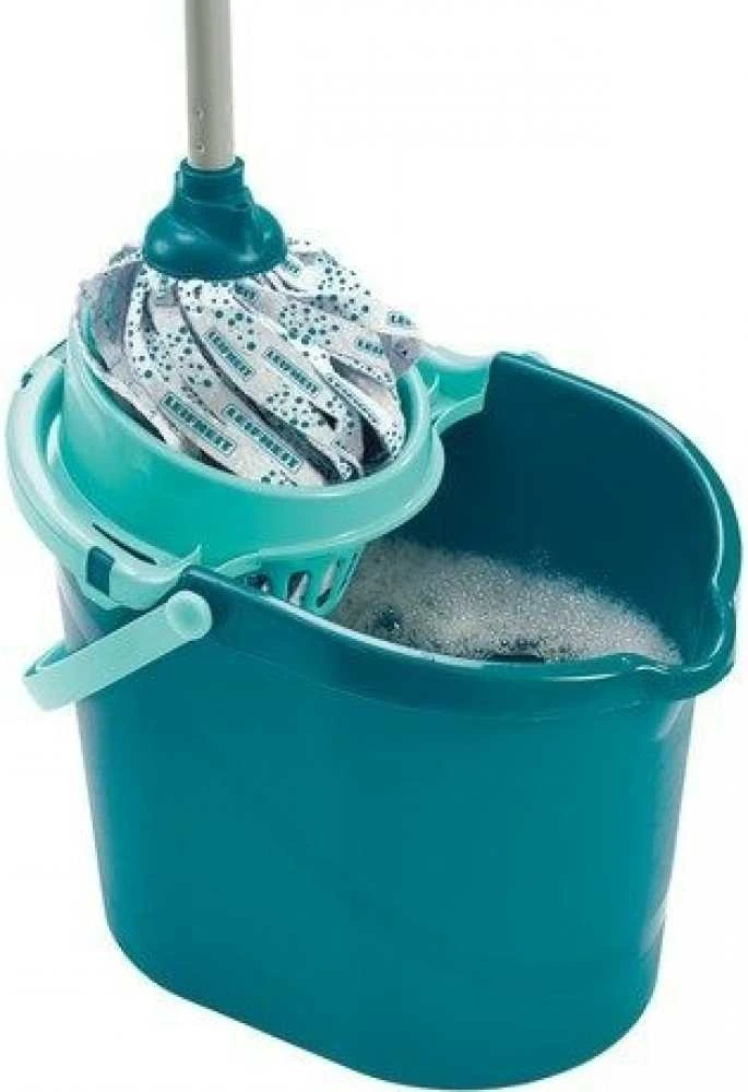 Leifheit 56792 mop Metal, Plastic, Viscose Turquoise, Baltas