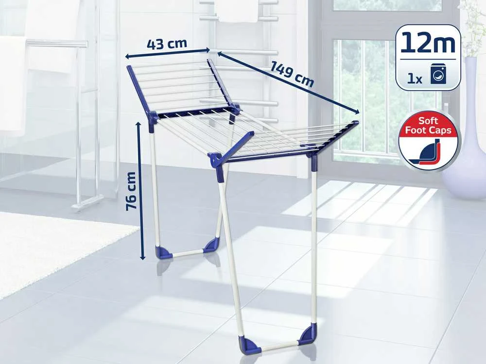 Leifheit Skalbinių džiovyklė "Pegasus 120 Solid Compact"