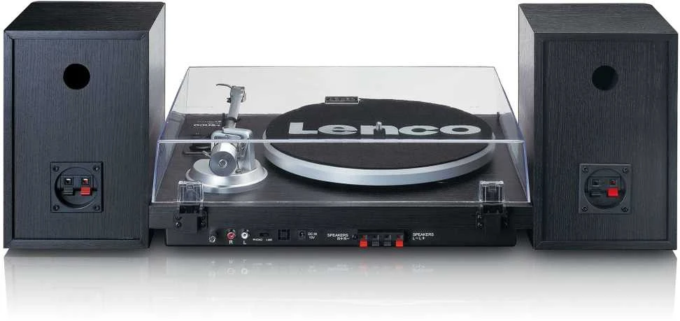 Patefonas su kolonėlėmis Lenco LS-500BK