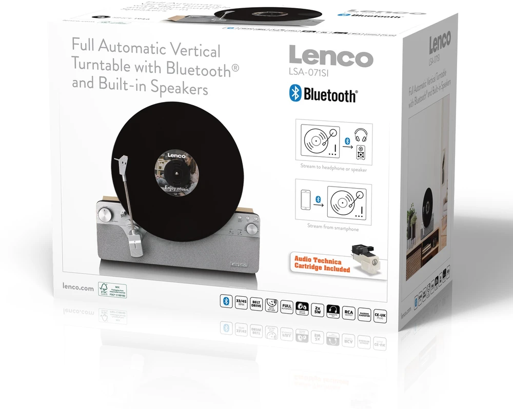 Lenco LSA-071SI sidabras