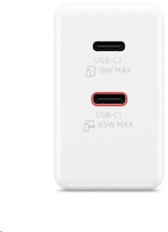 „Lenovo“ dvigubas USB-C 65 W GaN įkroviklis | USB-C | 65 W | Įkroviklis