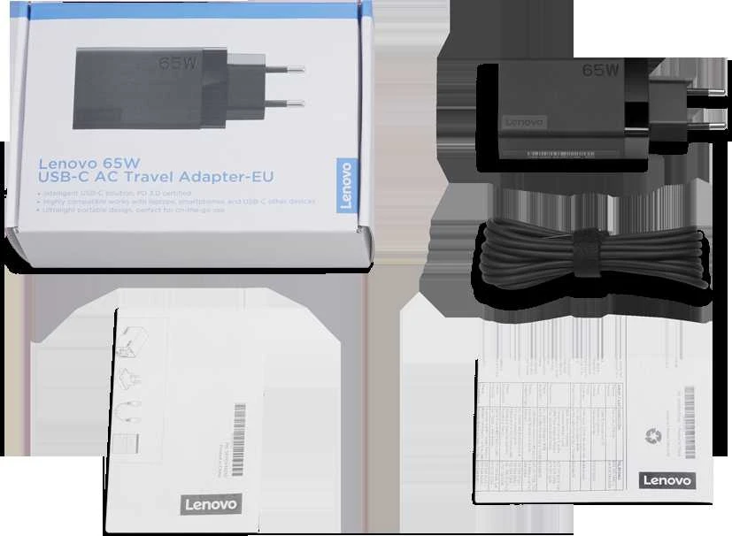 Lenovo | Kelioniniai adapteriai | USB-C AC EU | 65 W | Įkroviklis