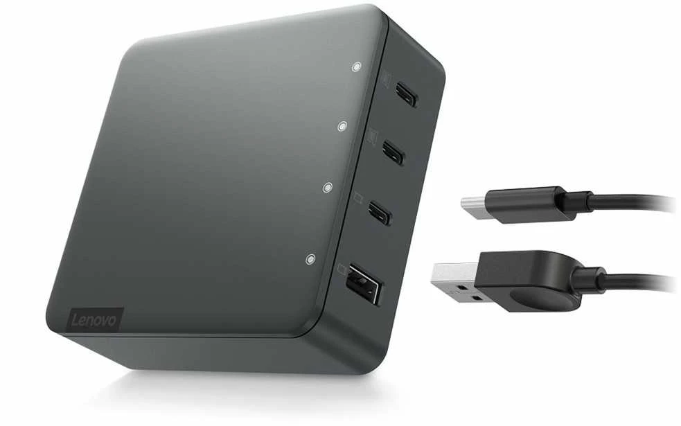 LENOVO GO 130W DAUGIŲ PORTŲ ĮKROVIKLIS