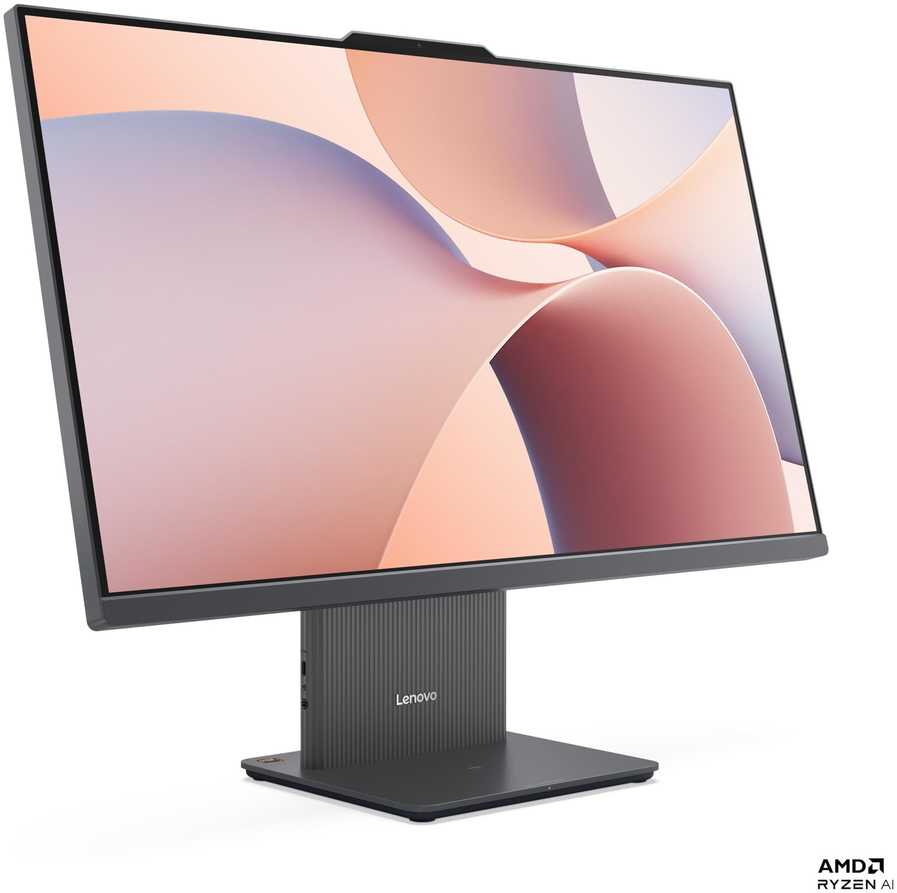 Stacionarus kompiuteris Lenovo IdeaCentre AIO 27AKP10 Luna Pilkas (F0JE000GCK)