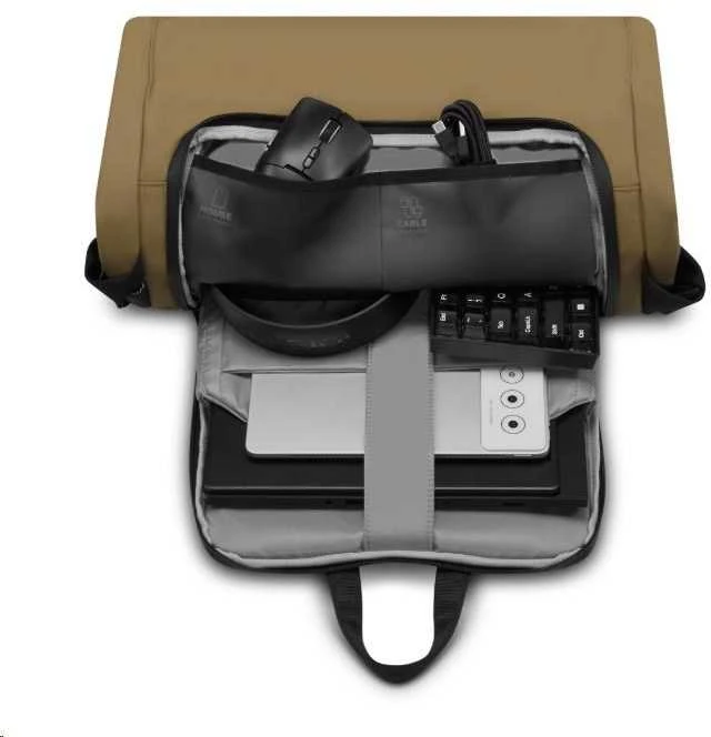 Lenovo GX41U39298 laptop case 40.6 cm (16") Backpack Juodas, Geltona