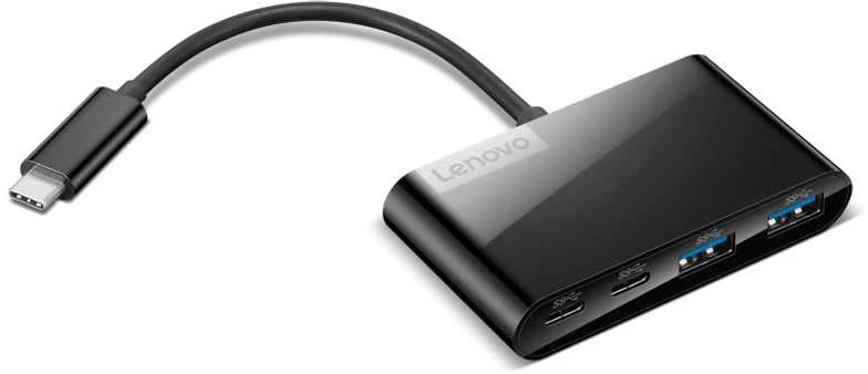 Lenovo | USB-C 4 prievadų šakotuvas | Adapteriai | USB-C