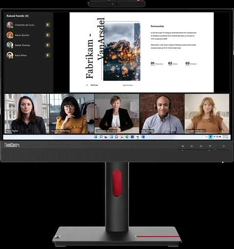 Lenovo TFT monitorius ThinkCentre TiO 22 Gen5 FHD IPS DP/CAM/SPK/HUB