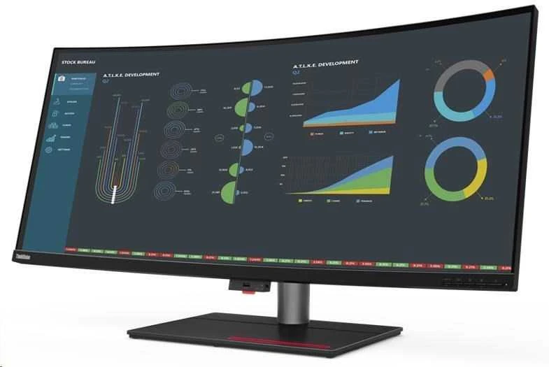 Monitorius Lenovo | ThinkVision | P40w-20 | 39.7 " | IPS | WUHD | 21:9 | 75 Hz | 4 ms | 5120 x 2160 | 300 cd/m² | HDMI jungtys quantity 1x HDMI2.0 | Juodas | Garantija 36 mėn.