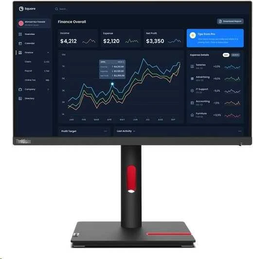 Monitorius „Lenovo ThinkVision T22i“ – 60 Hz | „Full HD“ | 22 colių | IPS | 4 ms