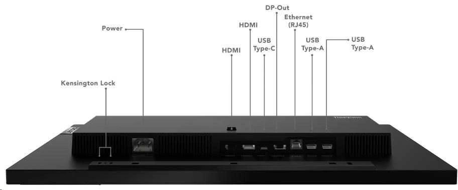 Monitorius LENOVO ThinkVision T24m-29 23,8 colio IPS 16:9 1920x1080 250cd/m2 4ms HDMI DP USB