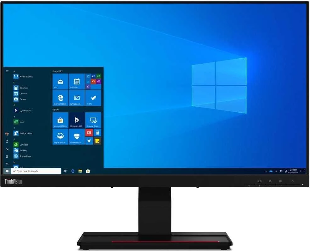 Monitorius - Lenovo ThinkVision T24t-20 24" IPS Jutiklinis Ekranas 1920x1080 USB-C