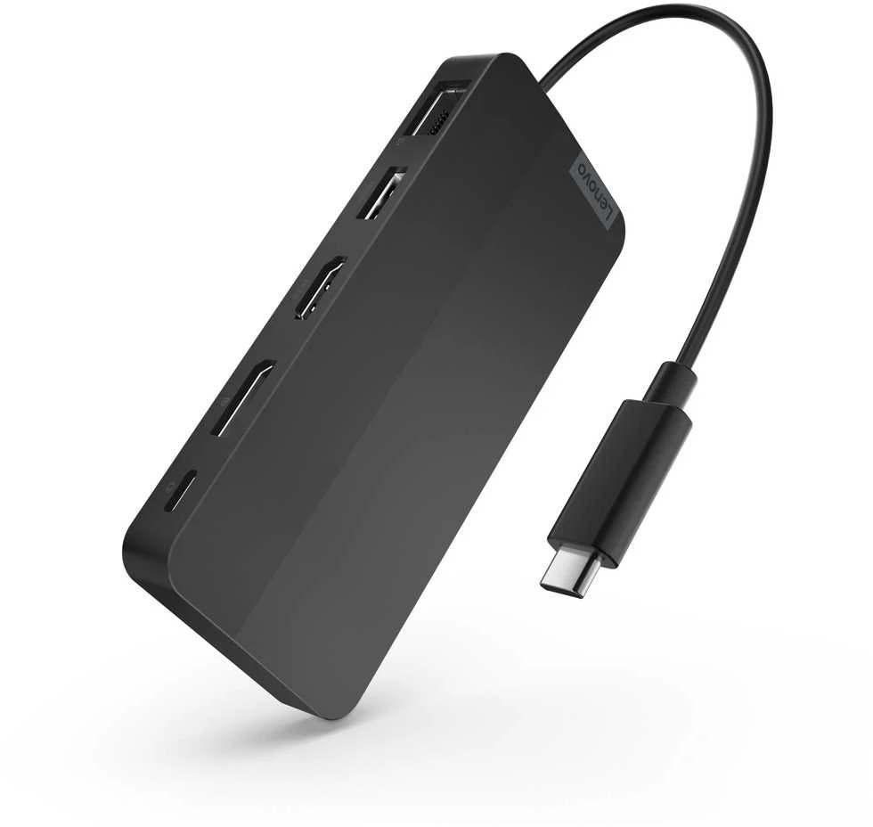 Lenovo | USB-C Dual Ekranas Travel Dock su adapteriu | 40B90100EU | Ethernet LAN (RJ-45) jungtys 1 | DisplayPorts quantity 1 | USB 3.0 (3.1 Gen 1) jungtys quantity 1 x USB-A 10 Gbps, 2 x USB-C 10 Gbps | HDMI jungtys quantity 1 | 65 W | Garantija 36 mėn.