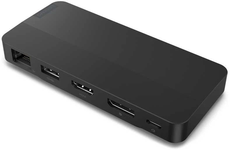 Lenovo | USB-C Dual Ekranas Travel Dock su adapteriu | 40B90100EU | Ethernet LAN (RJ-45) jungtys 1 | DisplayPorts quantity 1 | USB 3.0 (3.1 Gen 1) jungtys quantity 1 x USB-A 10 Gbps, 2 x USB-C 10 Gbps | HDMI jungtys quantity 1 | 65 W | Garantija 36 mėn.