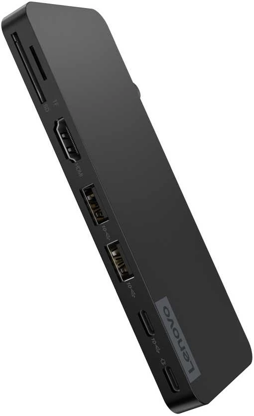 Lenovo | USB-C Slim Travel Dock | 4X11N40212 | 65 W | AC Adapteris