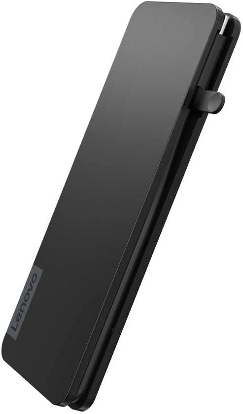 Lenovo Slim USB-C adapteris, šoninis vaizdas