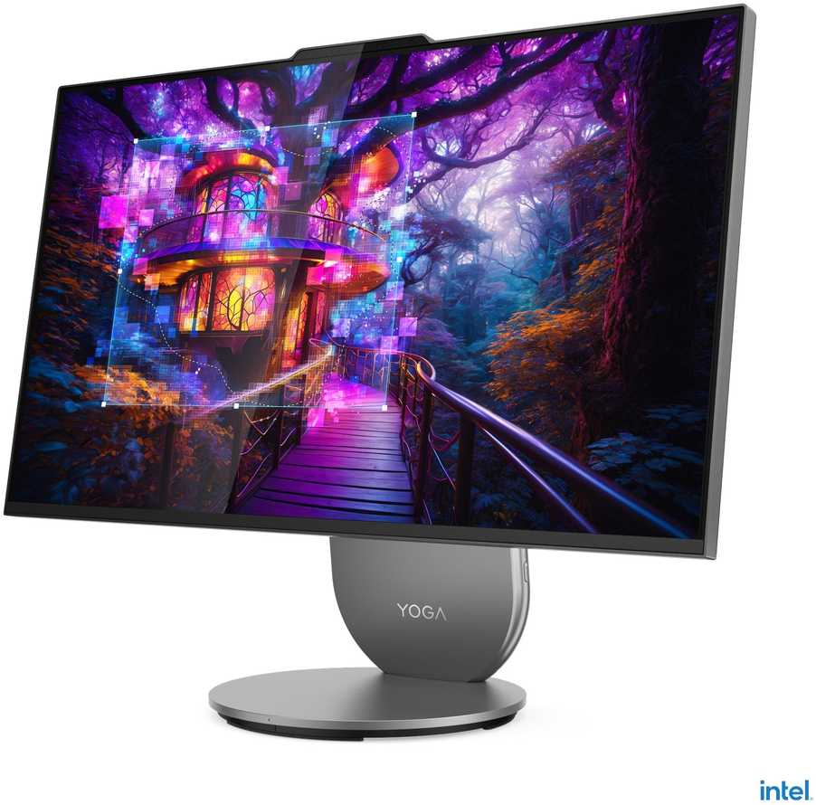 Stacionarus kompiuteris Lenovo Yoga AIO 27IAH10 Luna Pilkas (F0J20045CK)