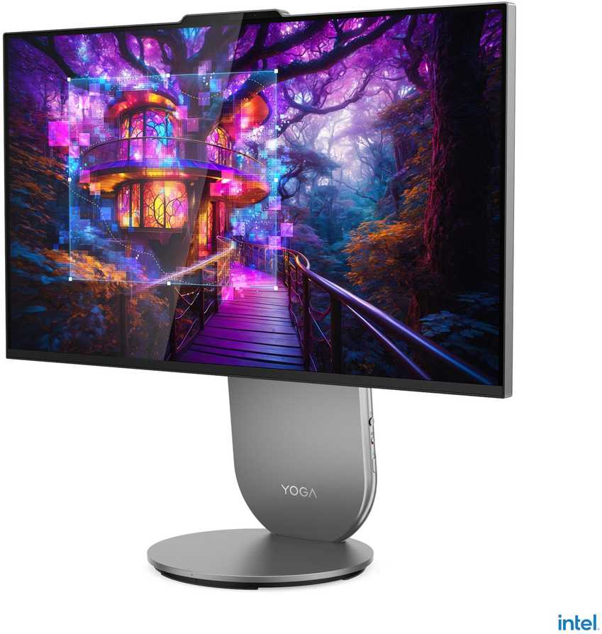 Stacionarus kompiuteris Lenovo Yoga AIO 27IAH10 Luna Pilkas (F0J20045CK)