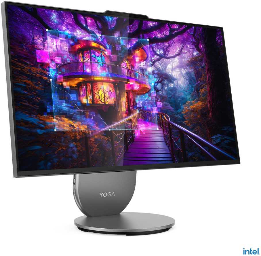 Stacionarus kompiuteris Lenovo Yoga AIO 27IAH10 Luna Pilkas (F0J20045CK)