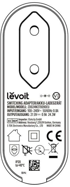 Levoit LVAC-300 maitinimo adapteris