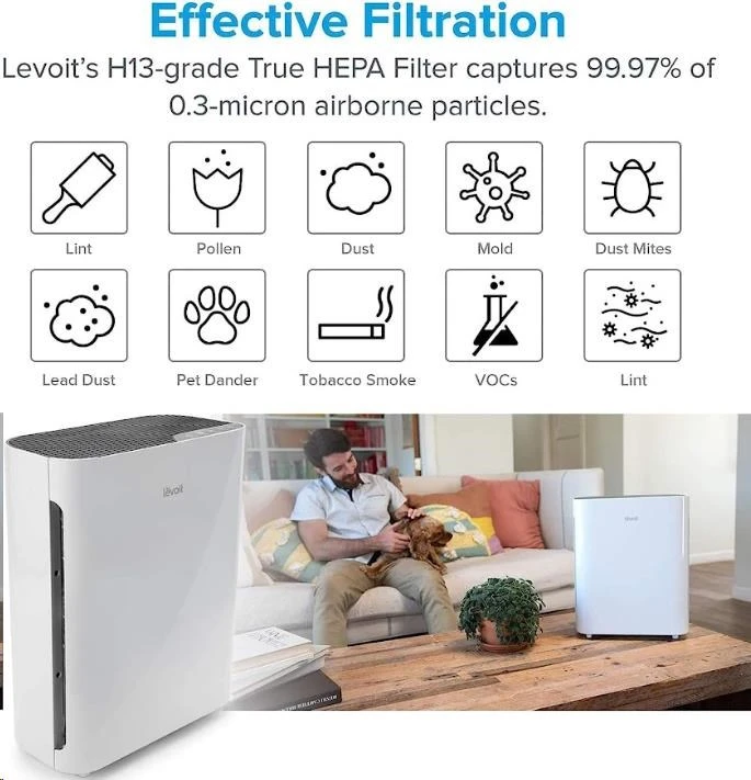 Levoit Vital 100 True HEPA Carbon filtras pro Vital 100