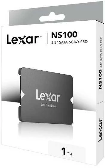 Lexar | SSD | NS100 | 1000 GB | SSD form factor 2.5 | Solid-state drive sąsaja SATA III | Skaitymo greitis 550 MB/s