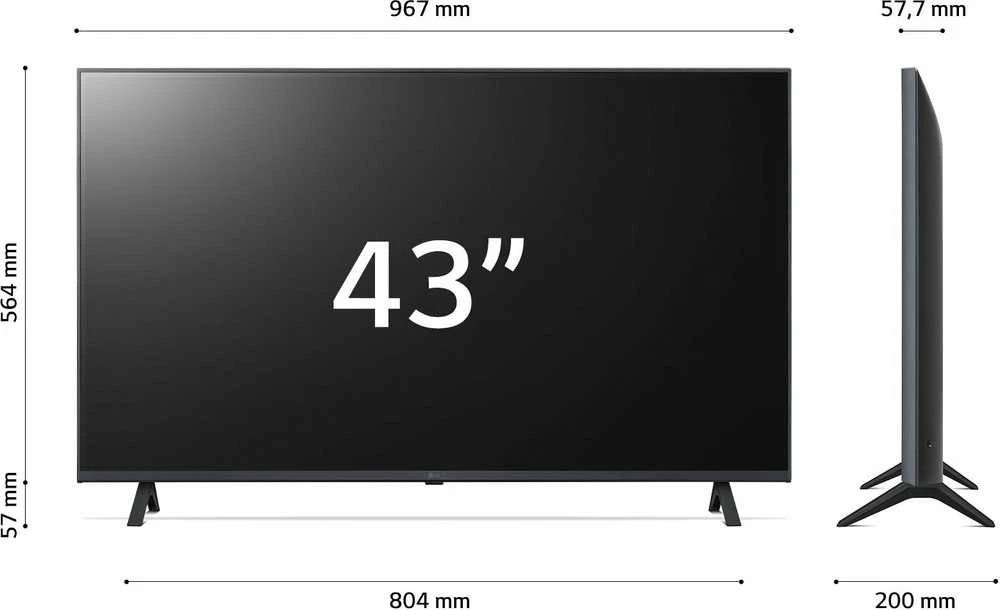 Televizorius LG 43UR78006LK