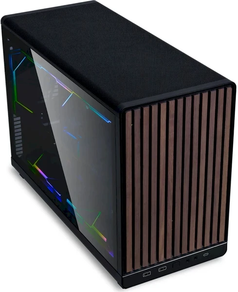 Kompiuterio korpusas Lian Li A3-mATX, Juodos spalvos