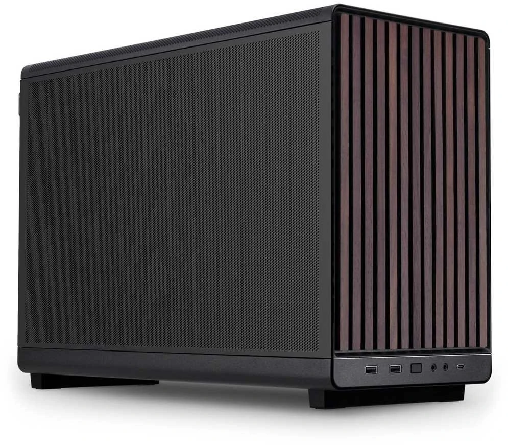 Kompiuterio korpusas Lian Li A3-mATX-WD, Juodos spalvos (Wood Edition Black)