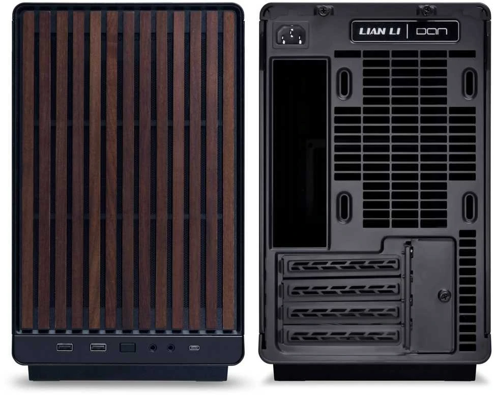Kompiuterio korpusas Lian Li A3-mATX-WD, Juodos spalvos (Wood Edition Black)
