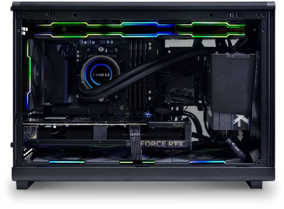 Kompiuterio korpusas Lian Li A3-mATX-WD, Juodos spalvos (Wood Edition Black)