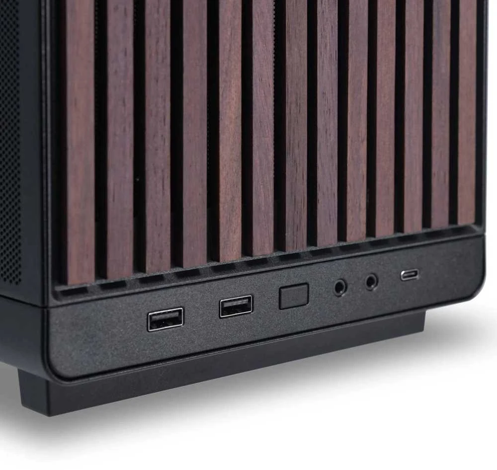 Kompiuterio korpusas Lian Li A3-mATX-WD, Juodos spalvos (Wood Edition Black)