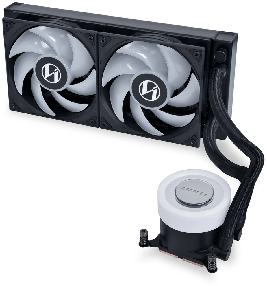 Lian Li GA II Lite RGB All-in-One Liquid Cooler – 240mm, juodos spalvos