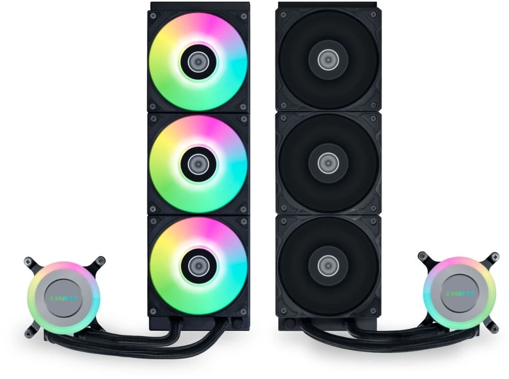 Lian Li GA II Lite RGB All-in-One Liquid Cooler – 360mm, juodos spalvos