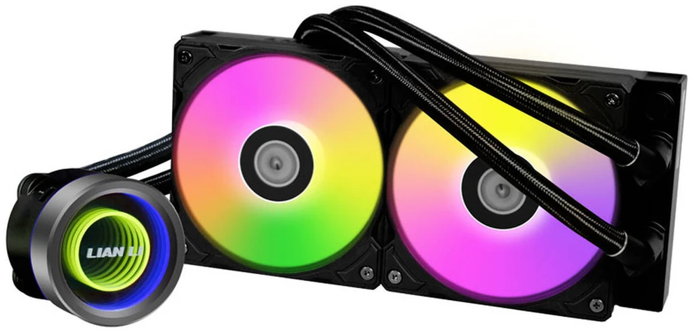 Lian Li GALAHAD II 240 Trinity AiO Vanduo Cooler, ARGB – juodos spalvos