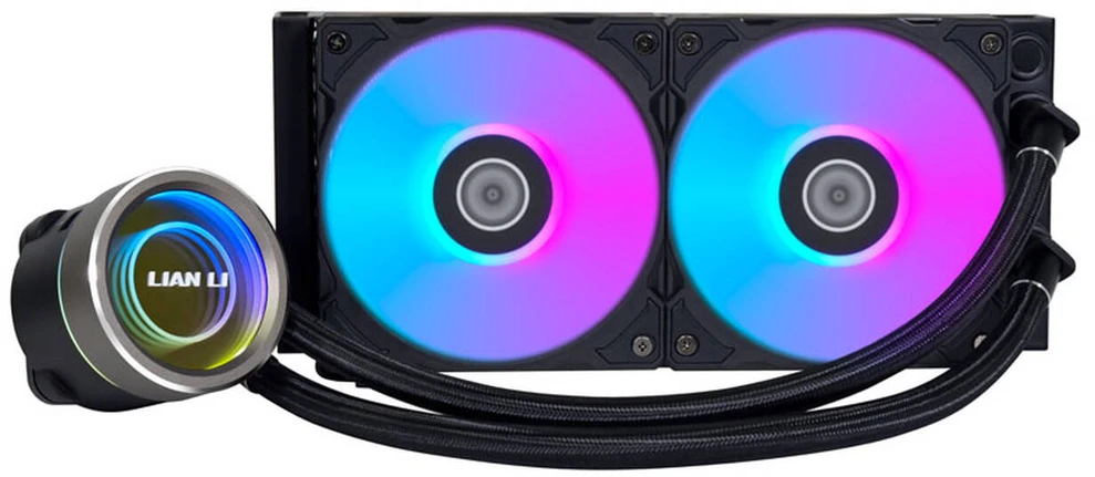 Lian Li GALAHAD II 240 Trinity AiO Vanduo Cooler, ARGB – juodos spalvos