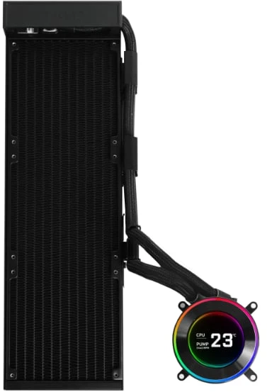 Lian Li HYDROSHIFT II LCD-C 360CL ARGB All-in-One Liquid Cooler – juodos spalvos