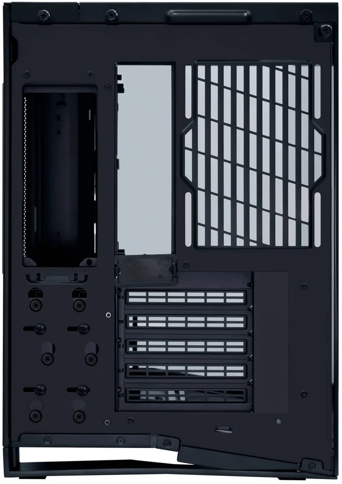 Lian Li O11 Dynamic Mini V2 Flow PC-kompiuterio korpusas, Mini-kompiuterio korpusas, ATX, Tempered Glass – inklusive 5x 120-mm-Lüfter, juodos spalvos