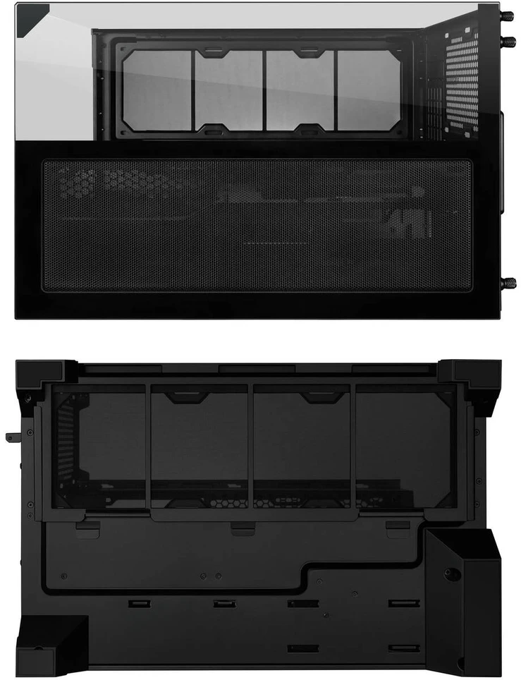 Lian Li O11 Vision-M PC-Gehäuse, Micro-ATX, Tempered Glass – juodos spalvos
