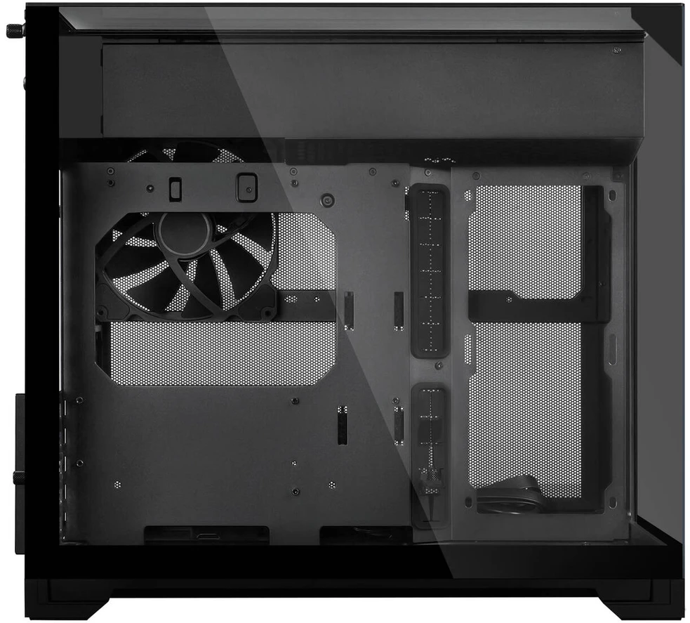 Lian Li O11 Vision-M PC-Gehäuse, Micro-ATX, Tempered Glass – juodos spalvos