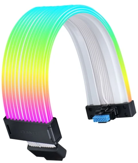 Lian Li „Strimer“ belaidis 24 kontaktų RGB pagrindinės plokštės kabelis