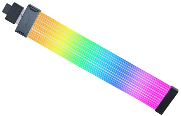 Lian Li „Strimer“ belaidis 24 kontaktų RGB pagrindinės plokštės kabelis