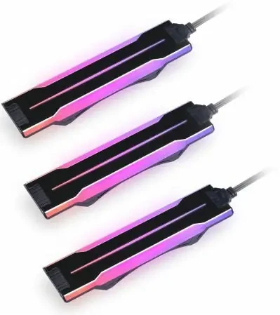 Lian Li UNI FAN P28 Side ARGB Strip, Triple Pack – juodos spalvos