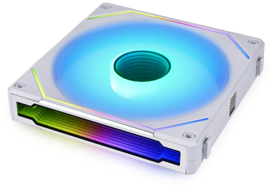 Lian Li UNI FAN SL-INF belaidis ventiliatorius, ARGB, PWM – 140 mm, baltas