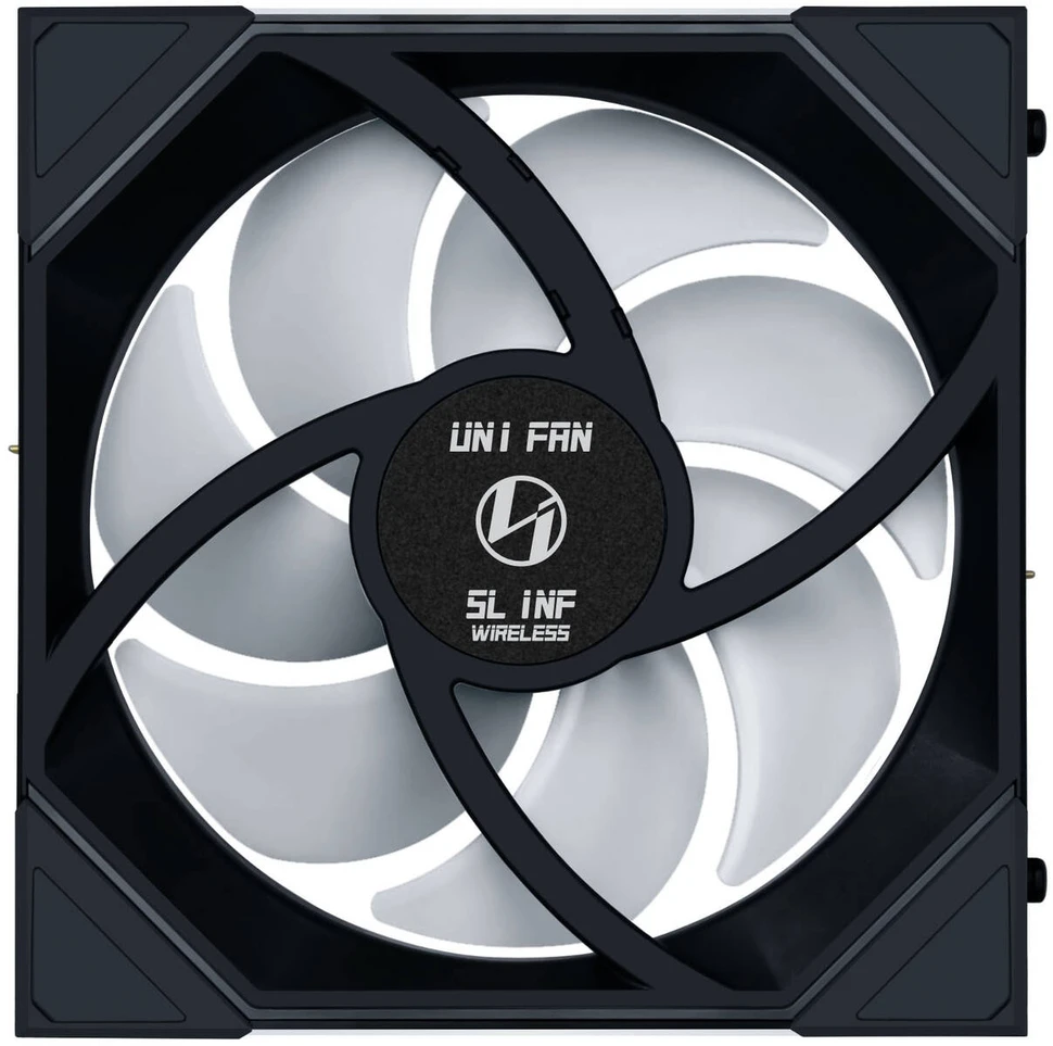 Lian Li UNI FAN SL-INF belaidis ventiliatorius, atvirkštinės mentės, ARGB, PWM – 140 mm, Juodas